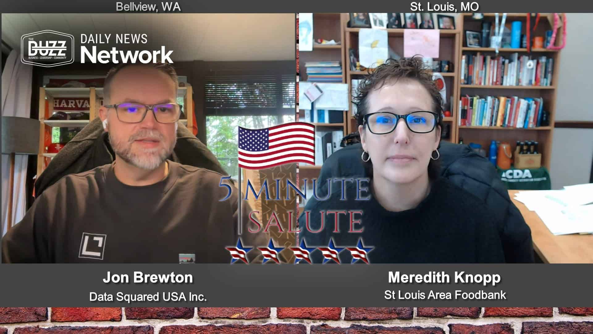 MAVD: 5 Minute Salute with Meredith Knopp of St. Louis Area Foodbank and Jon Brewton of Data Squared USA Inc.