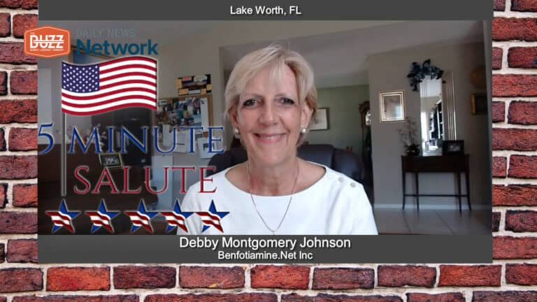 5 Minute Salute with Debby Montgomery Johnson of Benfotiamine.Net Inc