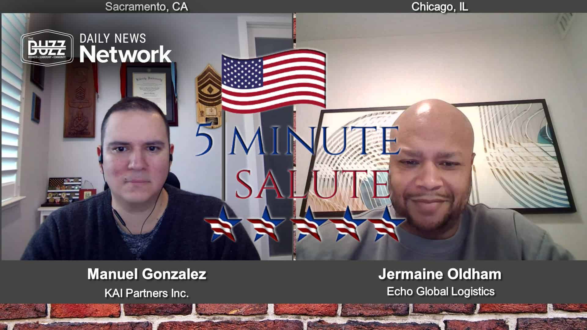 MAVD: 5 Minute Salute with Manuel Gonzalez of KAI Partners Inc. and Jermaine Oldham of Echo Global Logistics