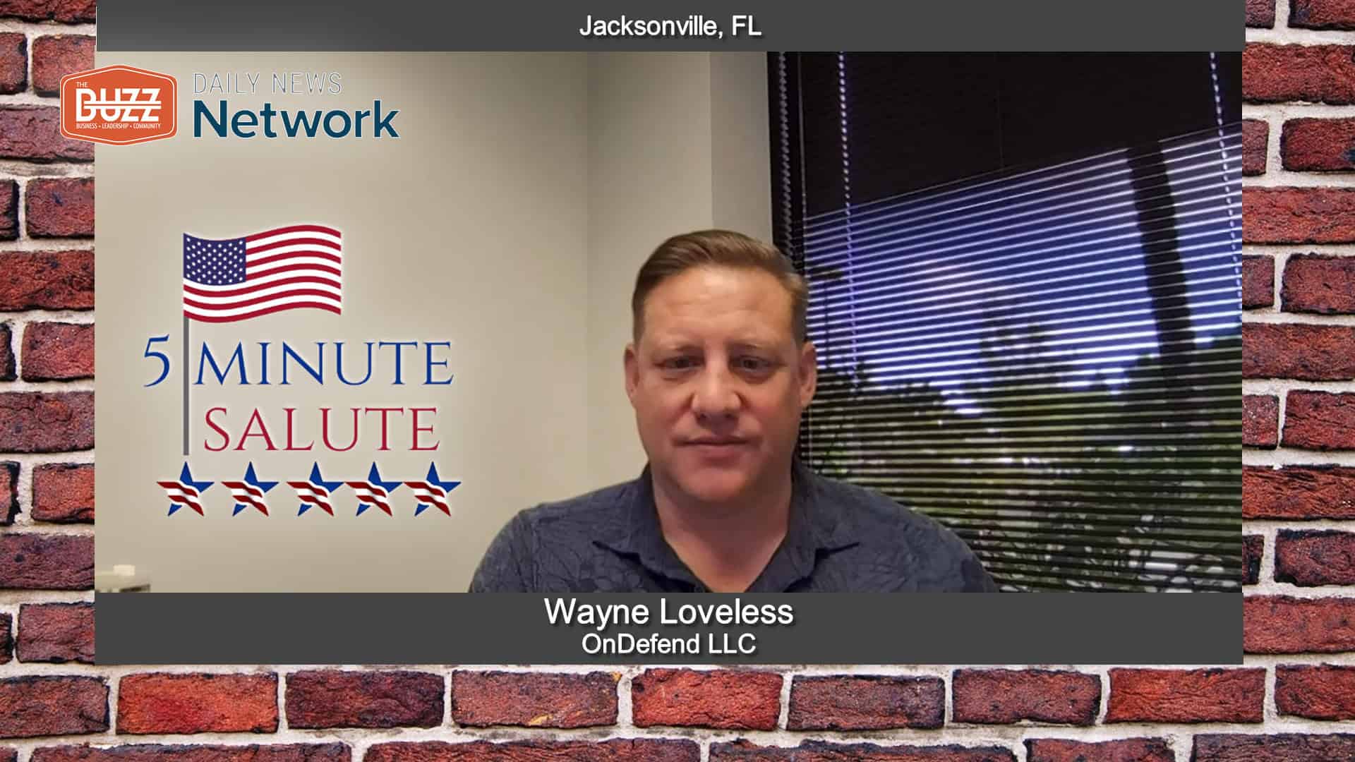MAVD: 5 Minute Salute with Wayne Loveless of OnDefend LLC